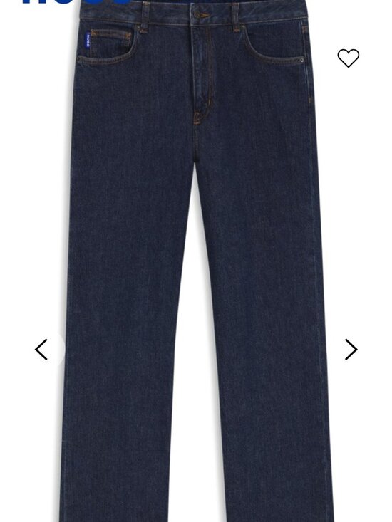 HUGO BOSS Dark Blue Jeans in SaltandPepper Comfort Stretch Denim size 27/32 NWOT - Picture 5 of 11